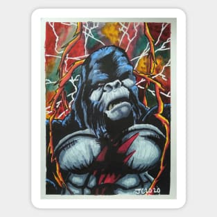 The Flash - "Run, Grodd, Run" Flash/Gorilla Grodd portrait (original) Sticker